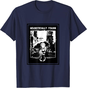 Neurotically Yours: comic style T-Shirt - T-Shirt | Navy