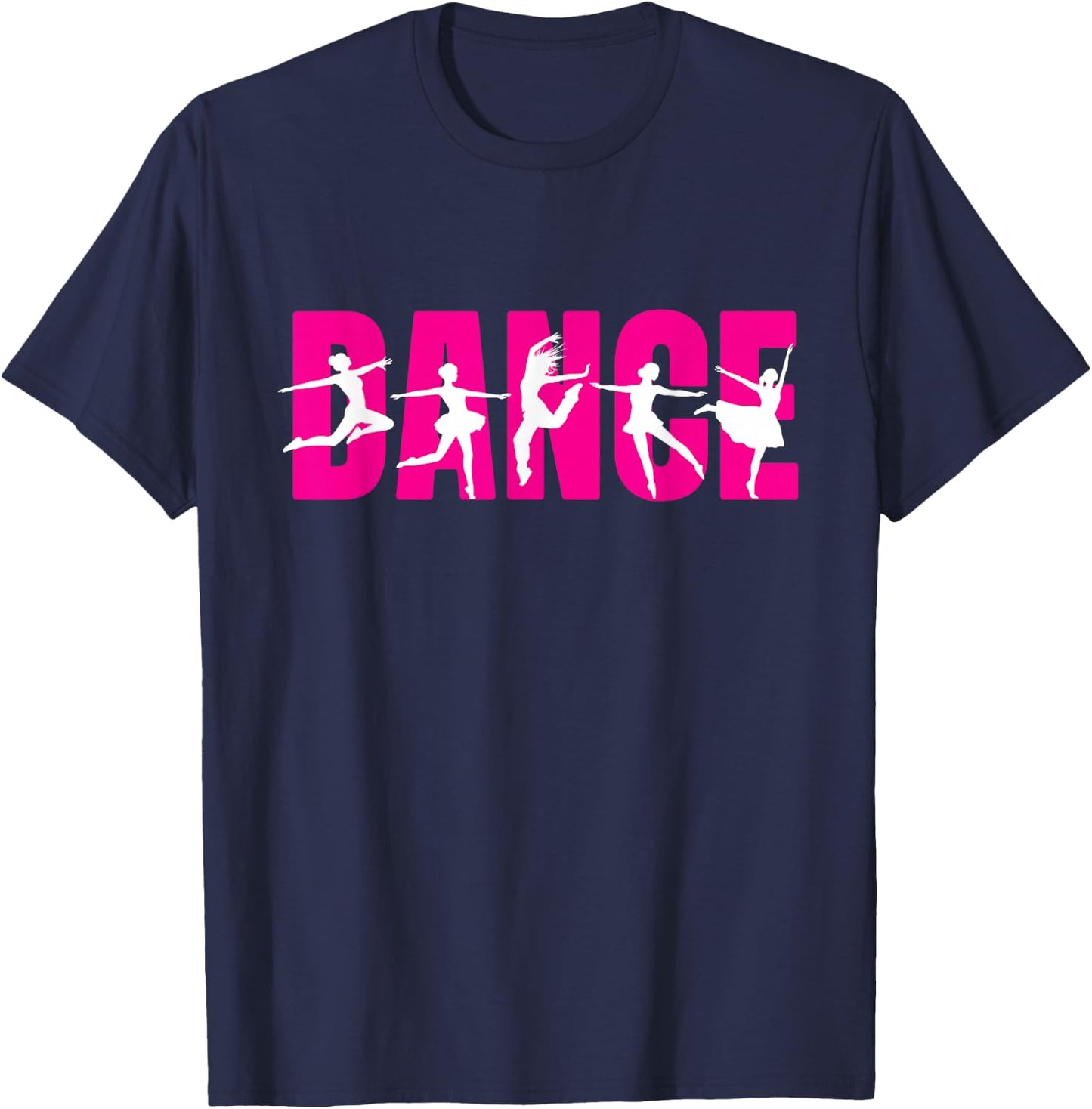 Dance - Dancer Dancing Lover , Small, Black T-Shirt - T-Shirt | Navy