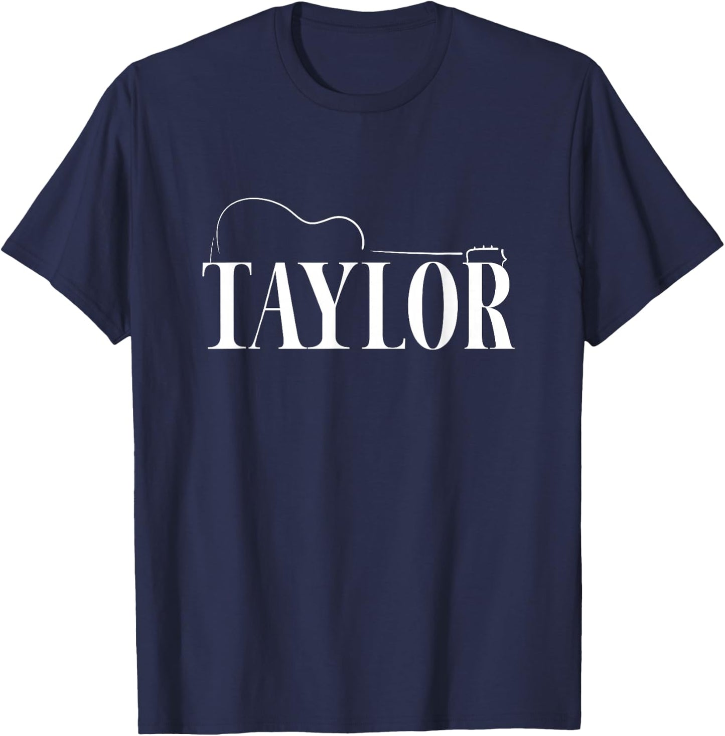 Taylor Guitar Music Personalized Taylor Name T-Shirt - T-Shirt | Navy