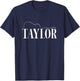 Taylor Guitar Music Personalized Taylor Name T-Shirt - T-Shirt | Navy
