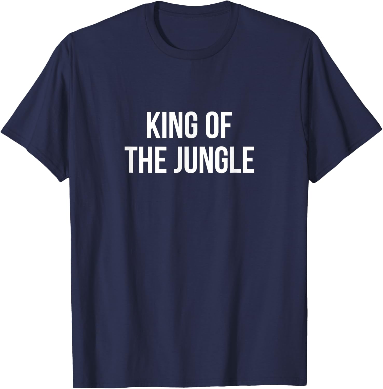 King Of The Jungle T-Shirt - T-Shirt | Navy