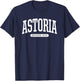 NYC Borough Astoria Queens New York T-Shirt - T-Shirt | Navy