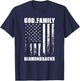 God. Family. Diamondbacks. Vintage USA Flag Kids Men T-Shirt - T-Shirt | Navy