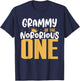 Grammy Of The Notorious One Old School 1st Hip Hop Birthday T-Shirt - T-Shirt | Navy