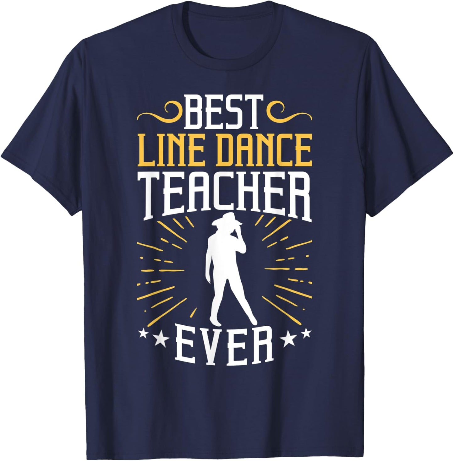 Line Dancing Clothes Country Dance Costume Line Dancer T-Shirt - T-Shirt | Navy