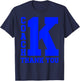 1K Coach K Bold Wins Thank You T-Shirt - T-Shirt | Navy