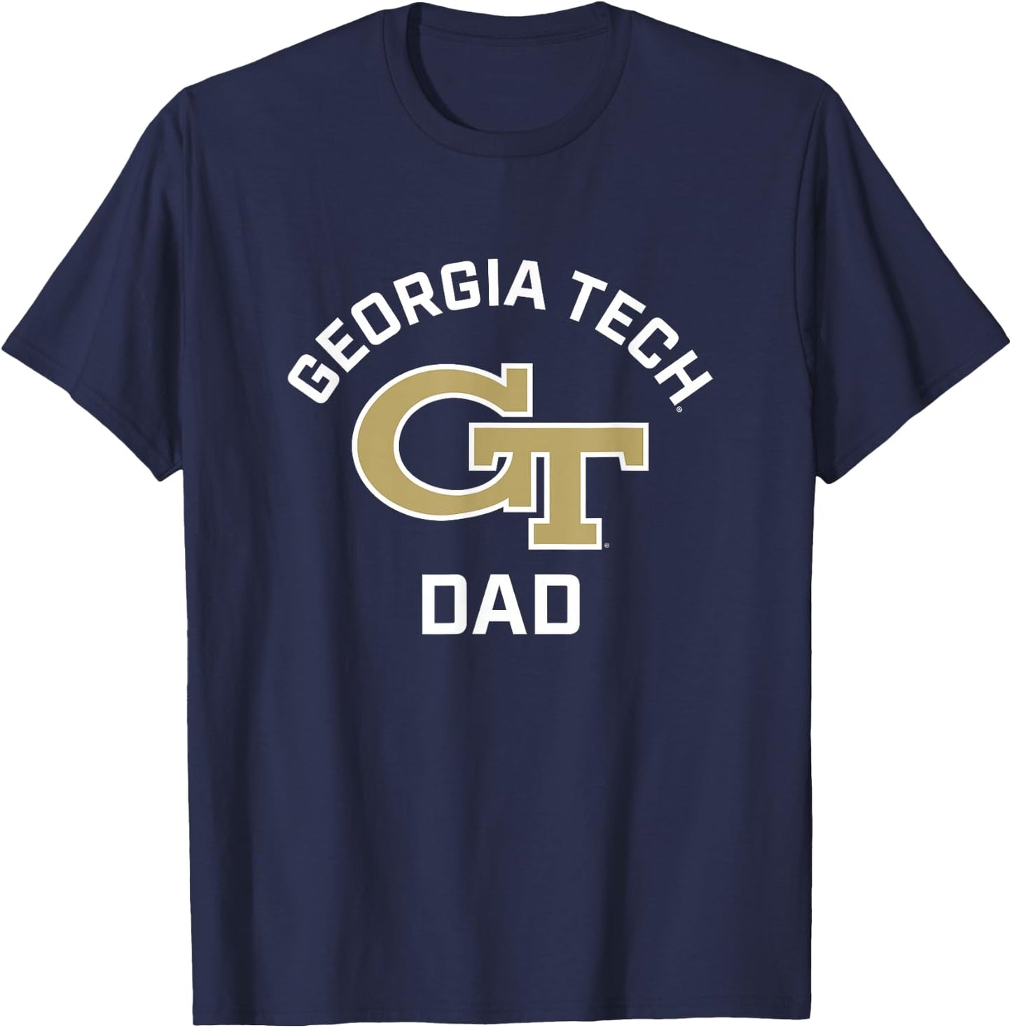 Georgia Tech Yellow Jackets Arched Dad T-Shirt - T-Shirt | Navy
