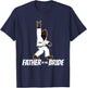 Bigfoot Rock and Roll Wedding Party Gift Father of Bride T-Shirt - T-Shirt | Navy