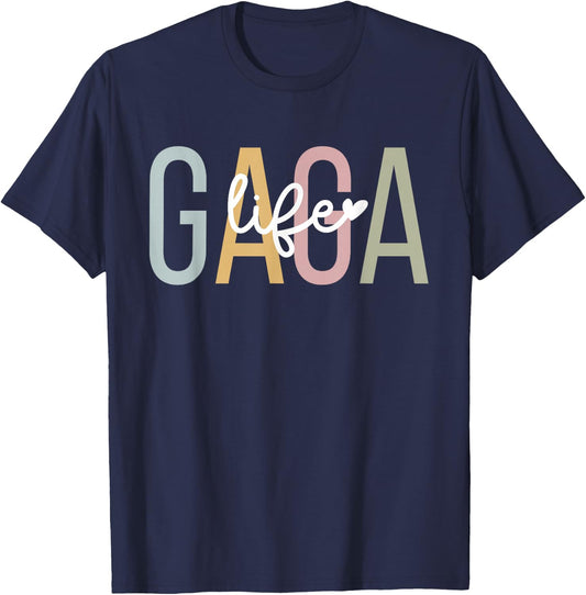 Gaga Life Gaga Grandma Gaga Grandmother T-Shirt - T-Shirt | Navy