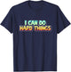 I Can Do Hard Things Inspirational Empowerment T-Shirt - T-Shirt | Navy