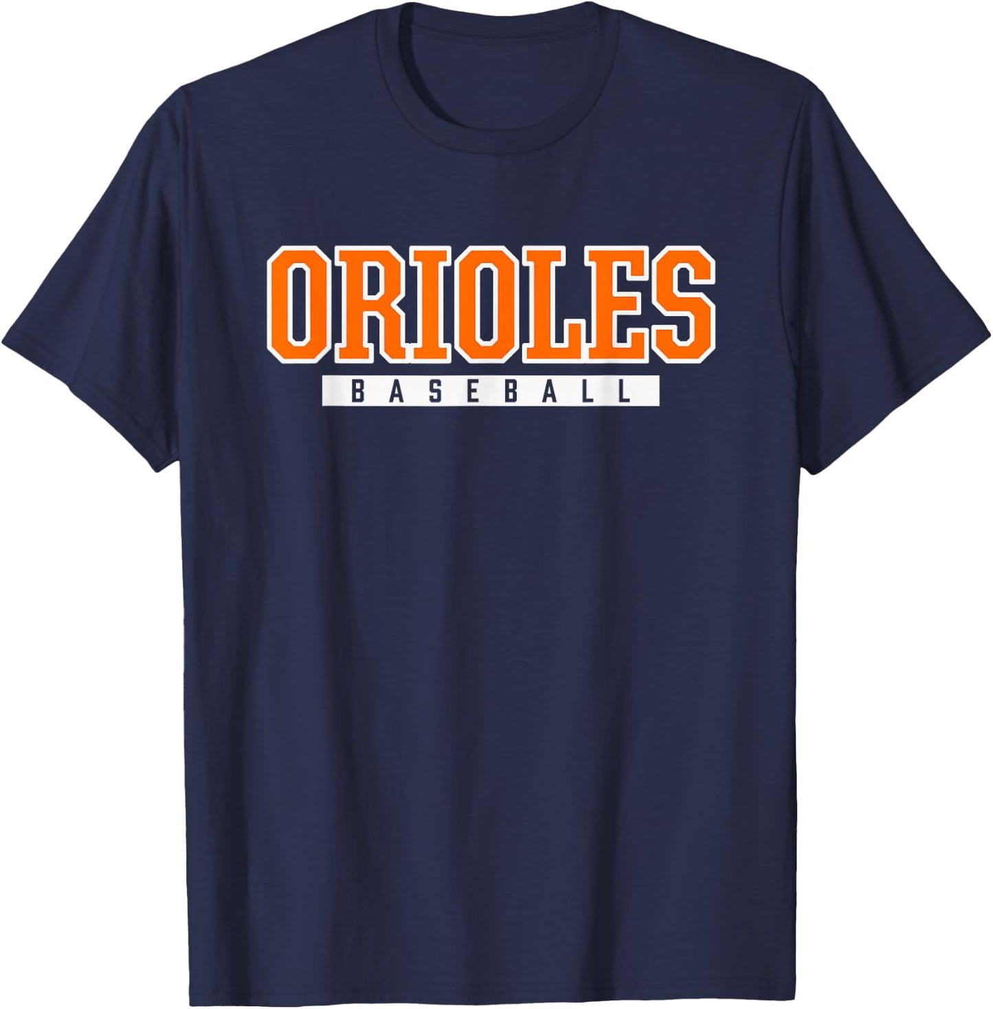 Ludington Orioles Baseball T-Shirt - T-Shirt | Navy