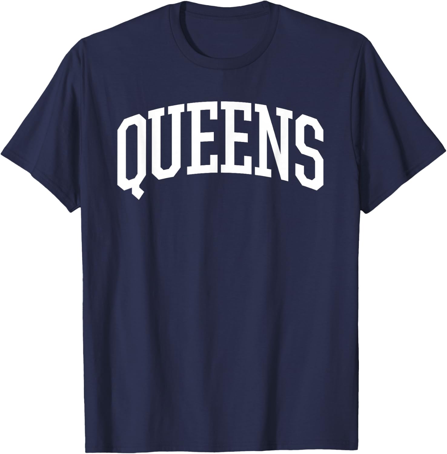 Queens /Queens New York NY Sports College-Style T T-Shirt - T-Shirt | Navy