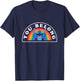 Disney Lilo & Stitch You Belong Happy Rainbow Logo T-Shirt - T-Shirt | Navy