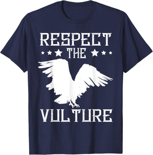 Vulture Carrion Respect The Vulture Scavenger Vulture Lover T-Shirt - T-Shirt | Navy
