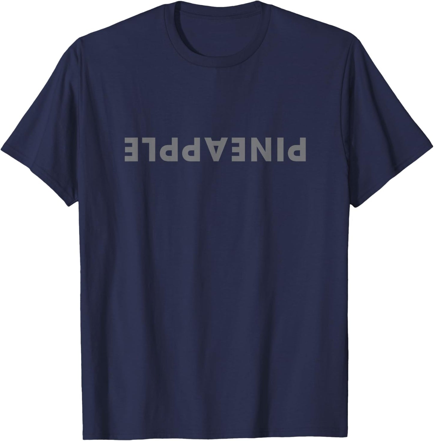 Upside Down Pineapple Swinger Pineapple Cute & Subtle Text T-Shirt - T-Shirt | Navy