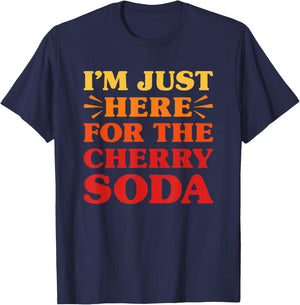 Cherry Soda I Love Cherry Soda Funny Food Lover T-Shirt - T-Shirt | Navy