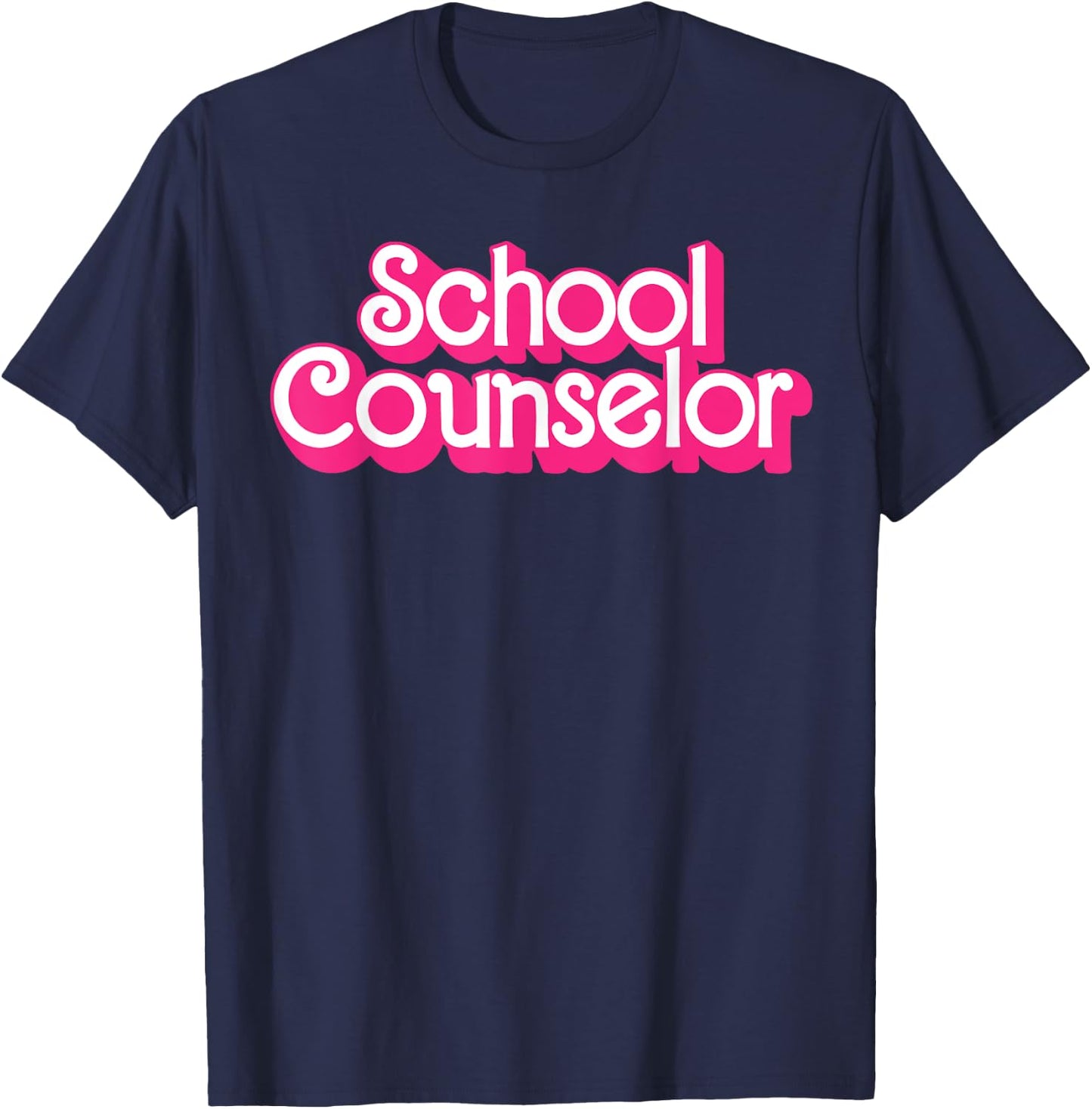 School Counselor Back To School Teacher Life T-Shirt - T-Shirt | Navy