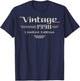 Vintage 1998 Limited Edition Classic Car 28th Birthday T-Shirt - T-Shirt | Navy