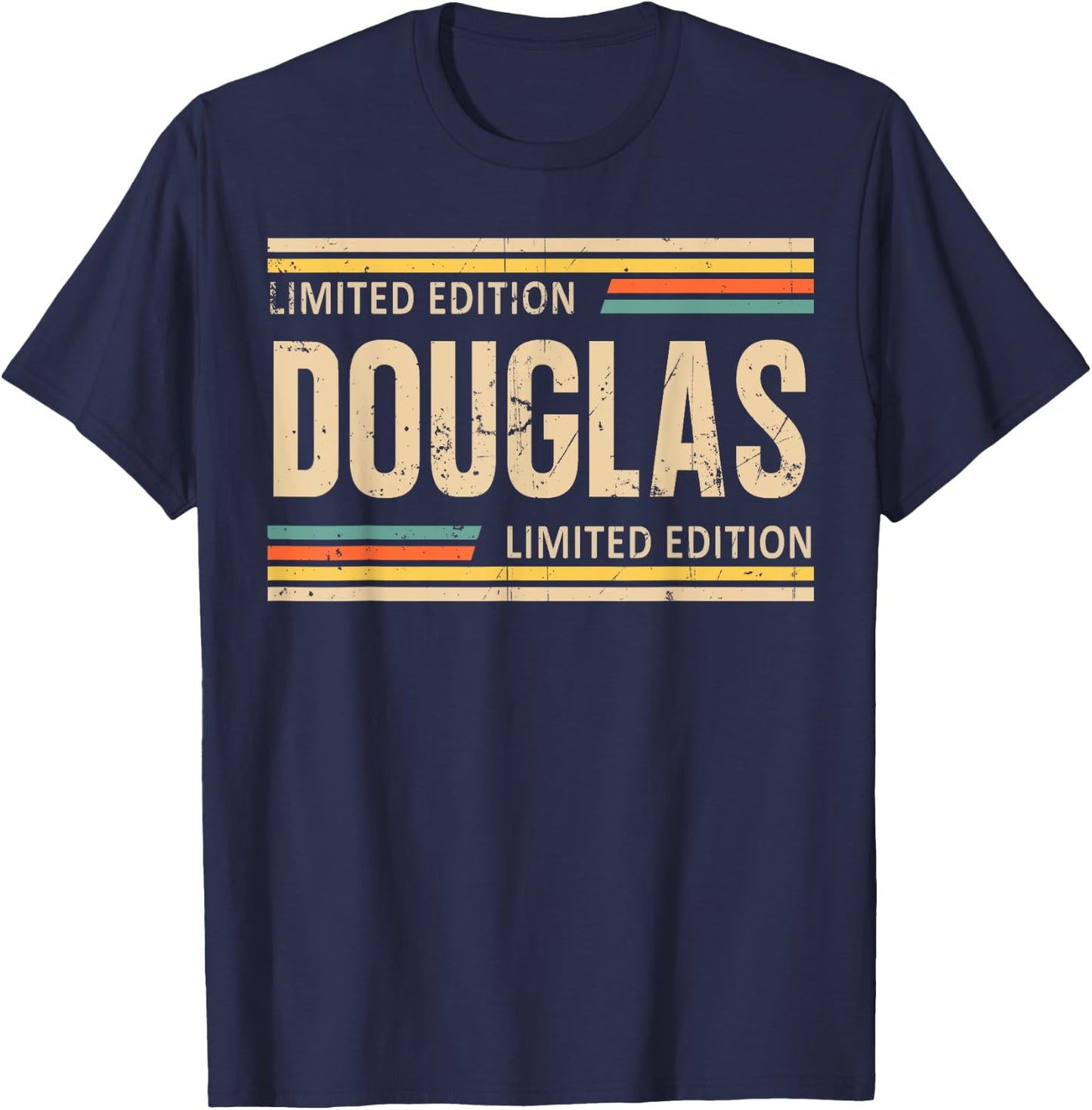 DOUGLAS Limited Edition Shirt DOUGLAS Name Personalized T-Shirt - T-Shirt | Navy