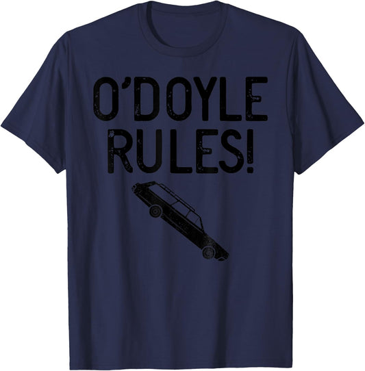 O'Doyle Rules Station Wagon Nostalgic Classic Humor T-Shirt - T-Shirt | Navy