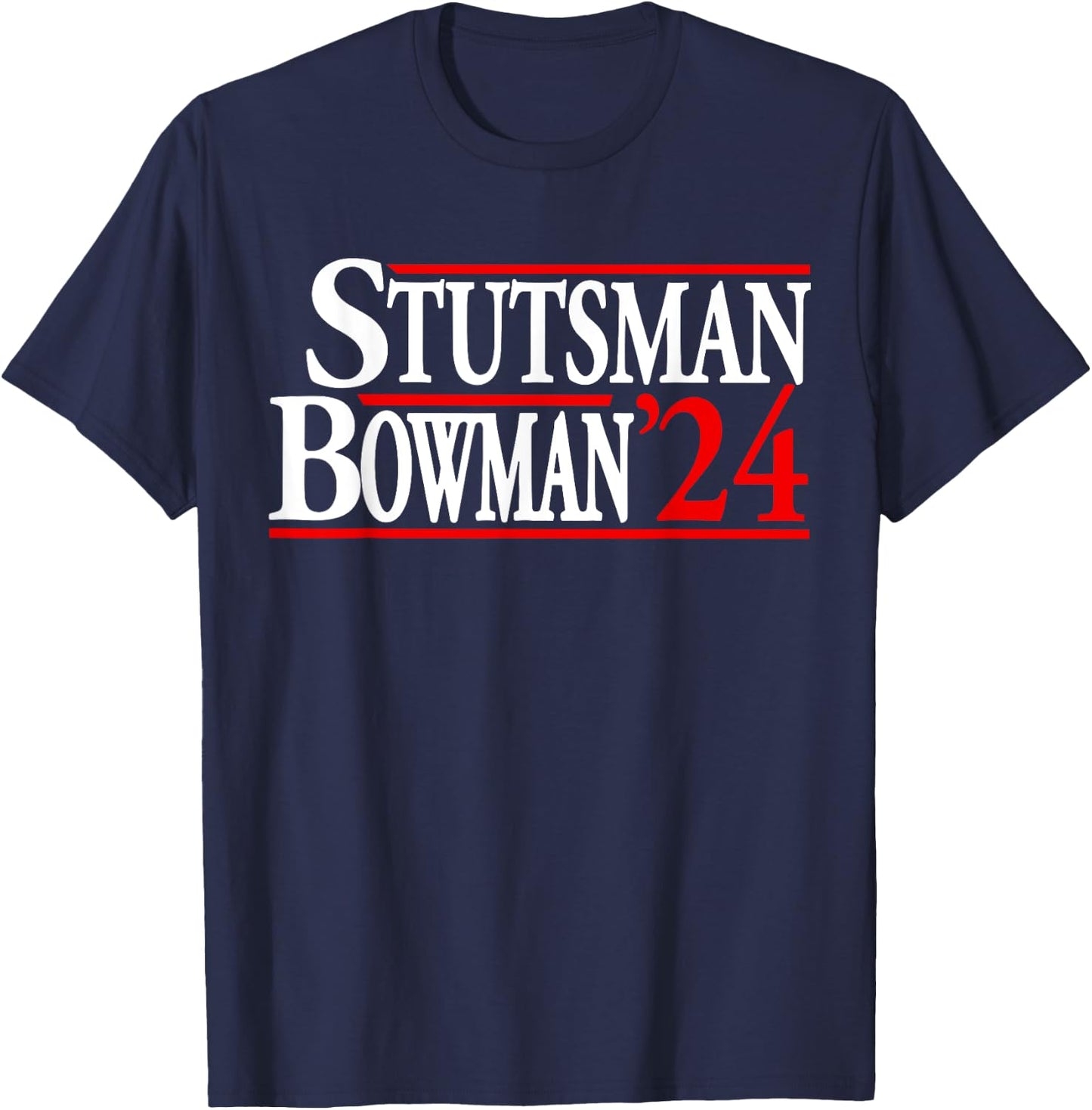Stutsman Bowman '24 T-Shirt - T-Shirt | Navy