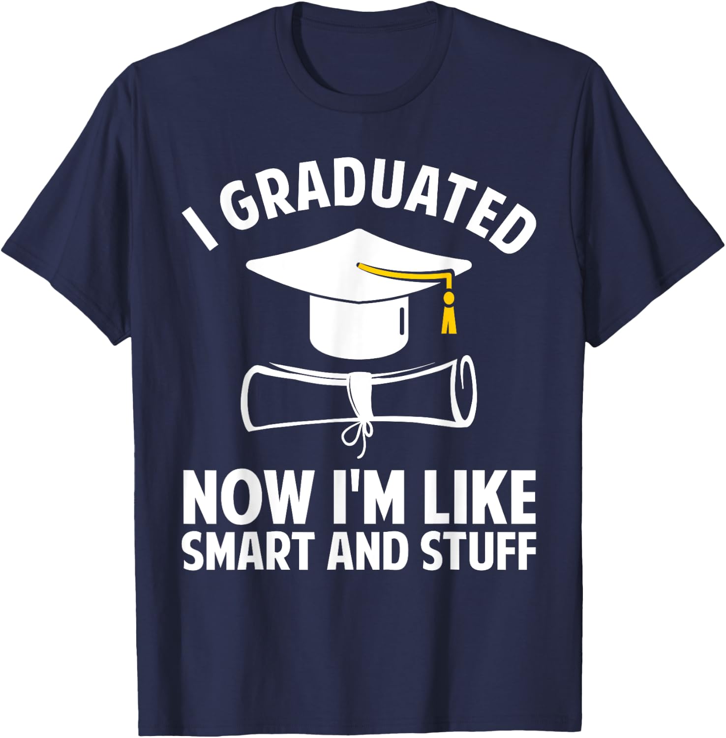 Funny Graduation Art Women Masters Degree Graduate T-Shirt - T-Shirt | Navy