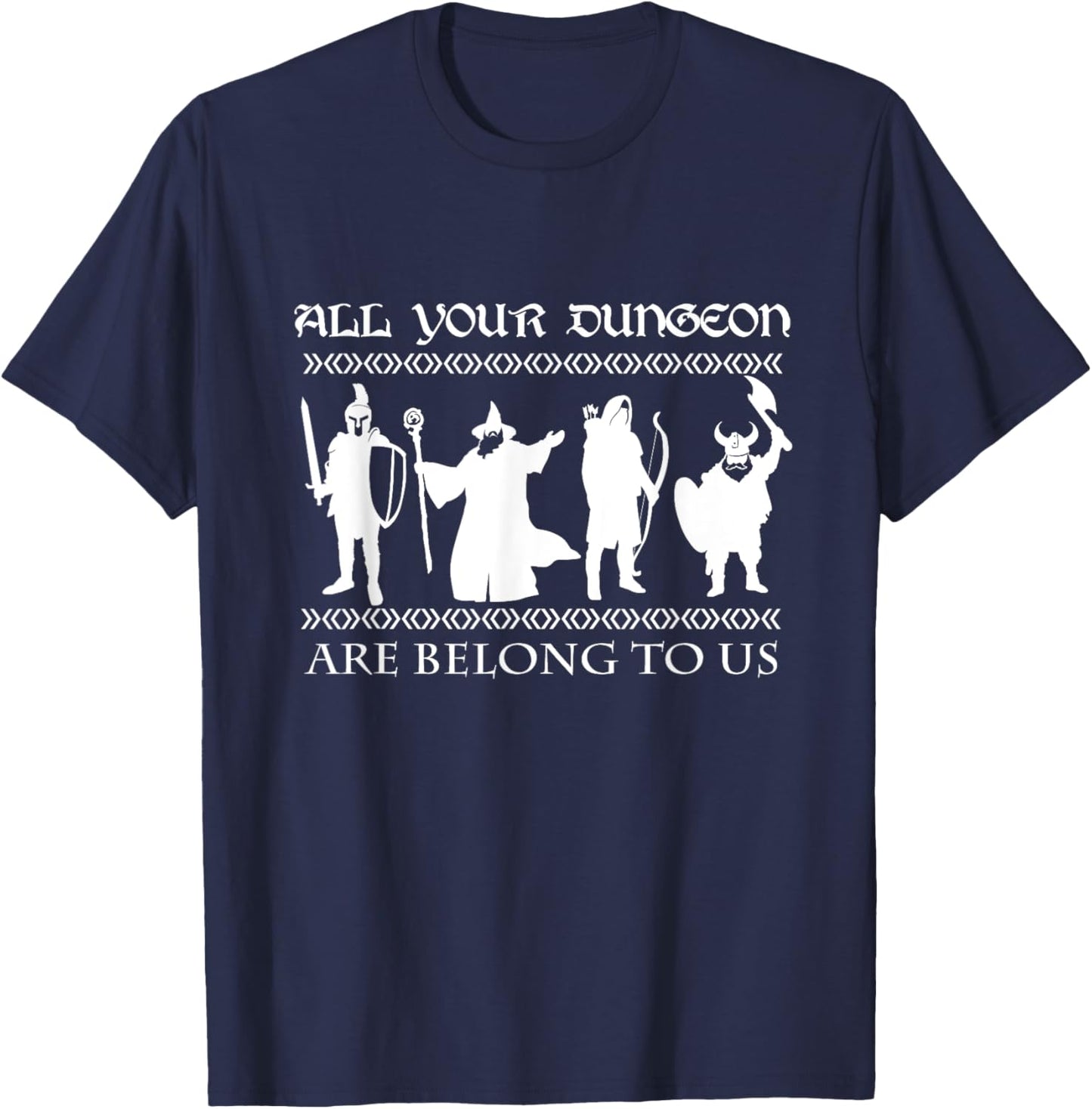 Role Playing Fantasy Tabletop Gaming RPG T-Shirt - T-Shirt | Navy