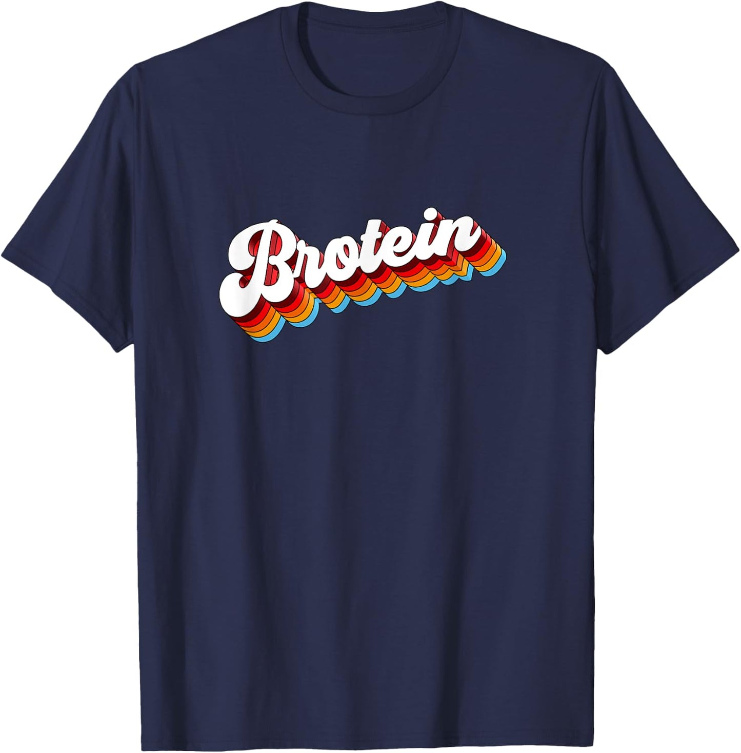 Brotein Gym Fitness Workout T-Shirt - T-Shirt | Navy