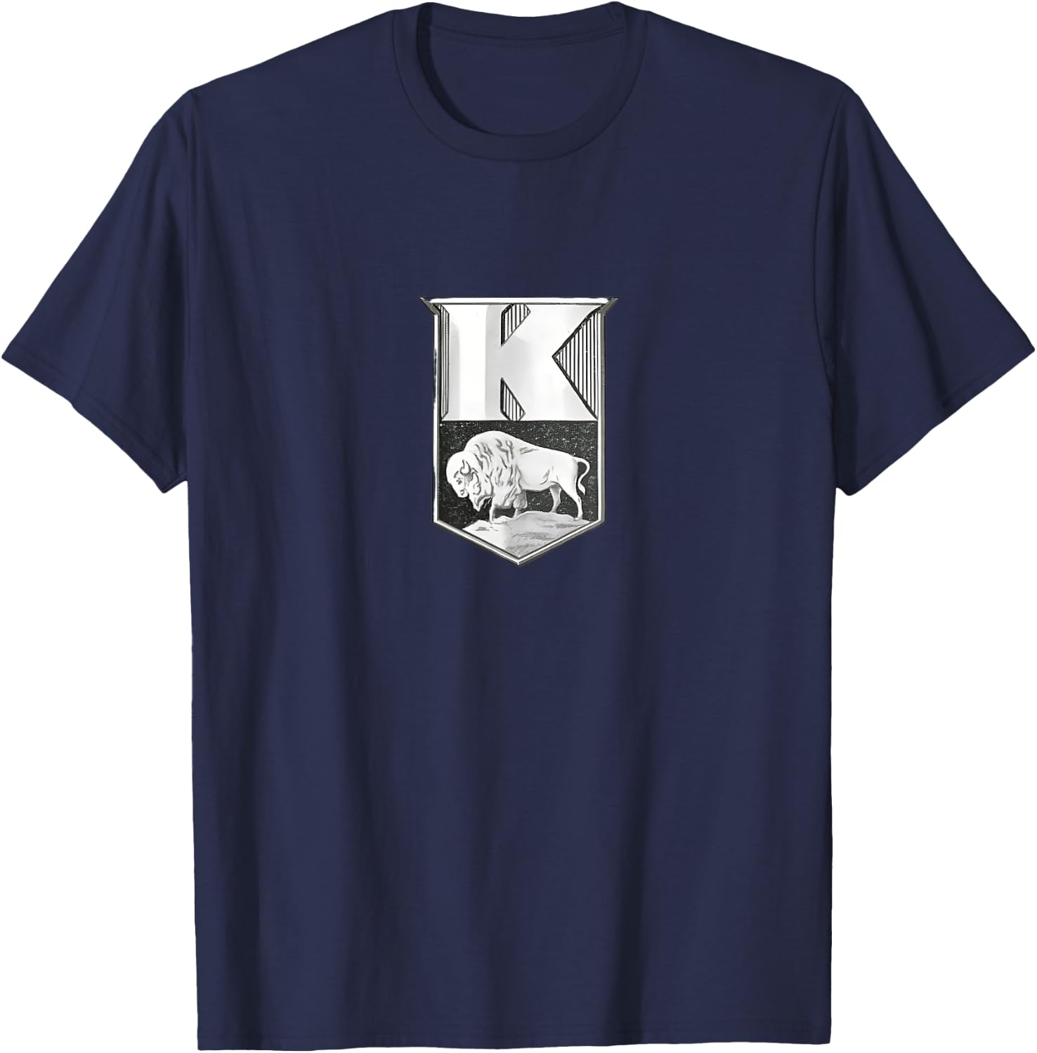 Kaiser Logo Cars Vintage Design T-Shirt - T-Shirt | Navy