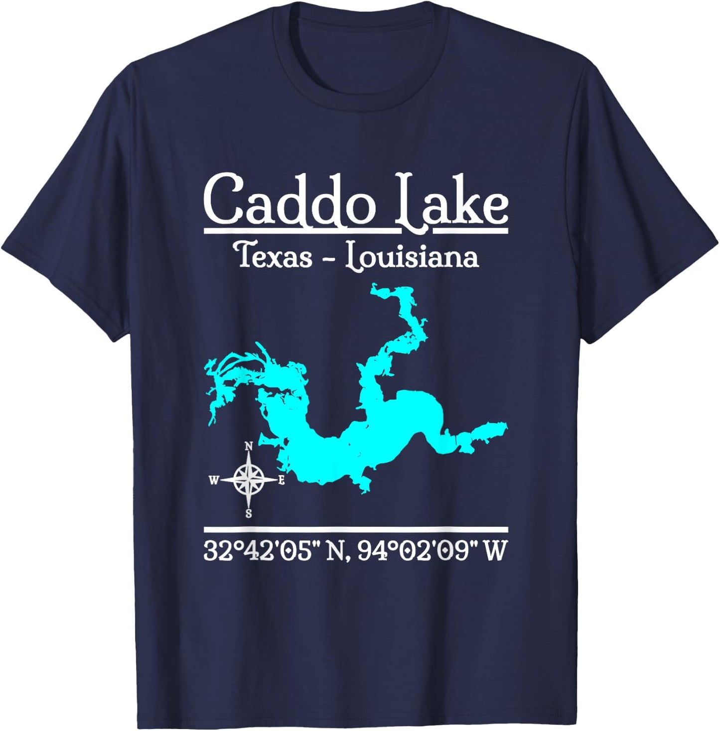 Caddo Lake - Texas - Louisiana T-Shirt - T-Shirt | Navy