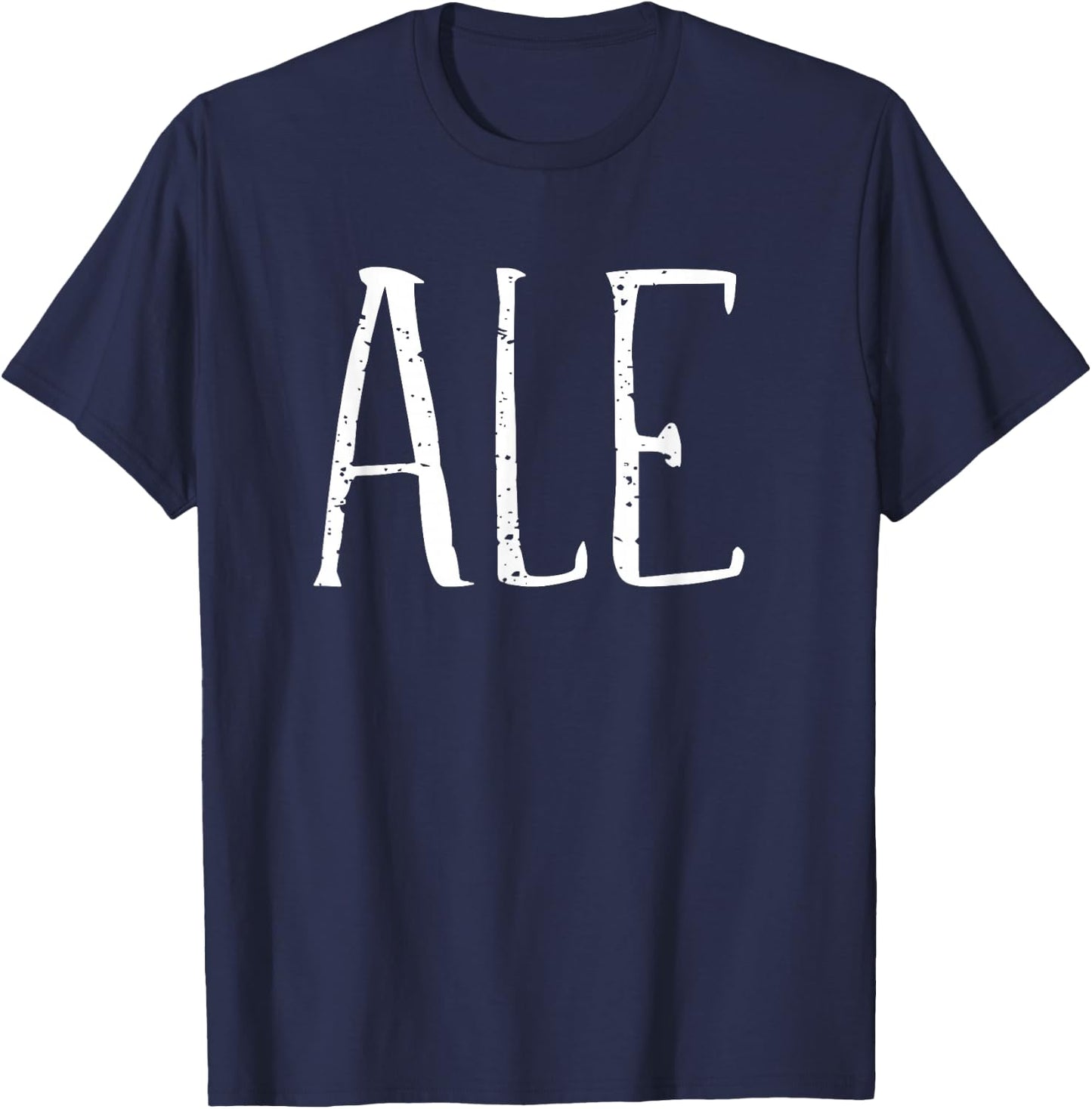 Ale Design Women Funny Ale T-Shirt - T-Shirt | Navy