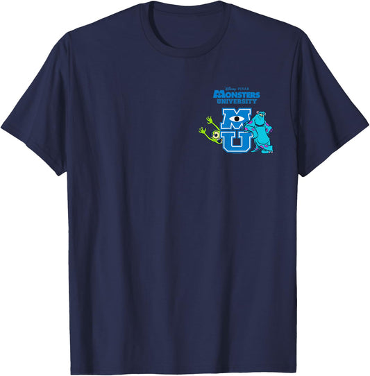 Disney and Pixar's Monsters University Collegiate 2-Sided T-Shirt - T-Shirt | Navy