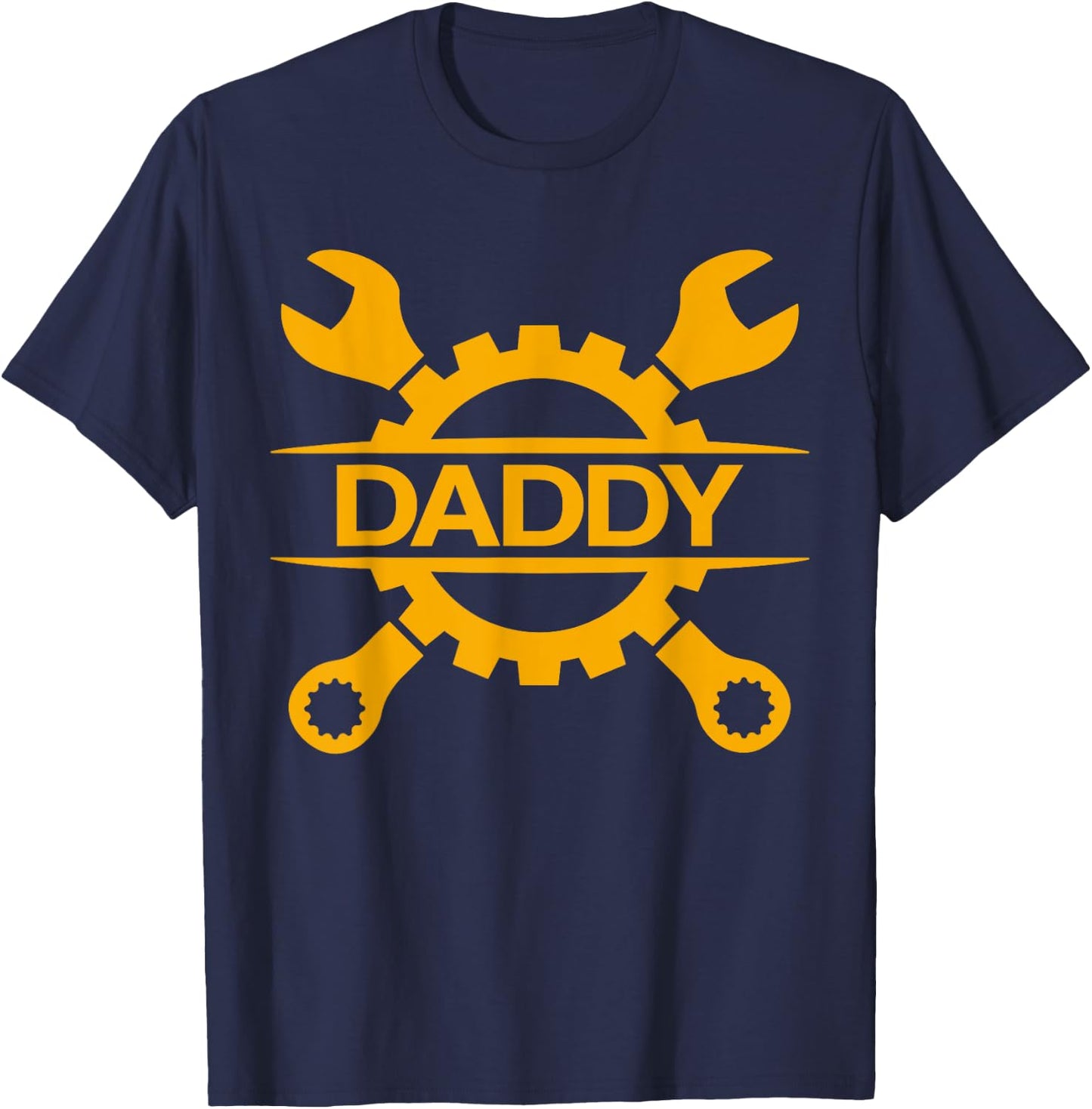 Mechanic Dad Handyman Daddy Mechanic T-Shirt - T-Shirt | Navy