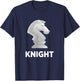 Knight Chess Piece Game Matching Simple Halloween Costume T-Shirt - T-Shirt | Navy