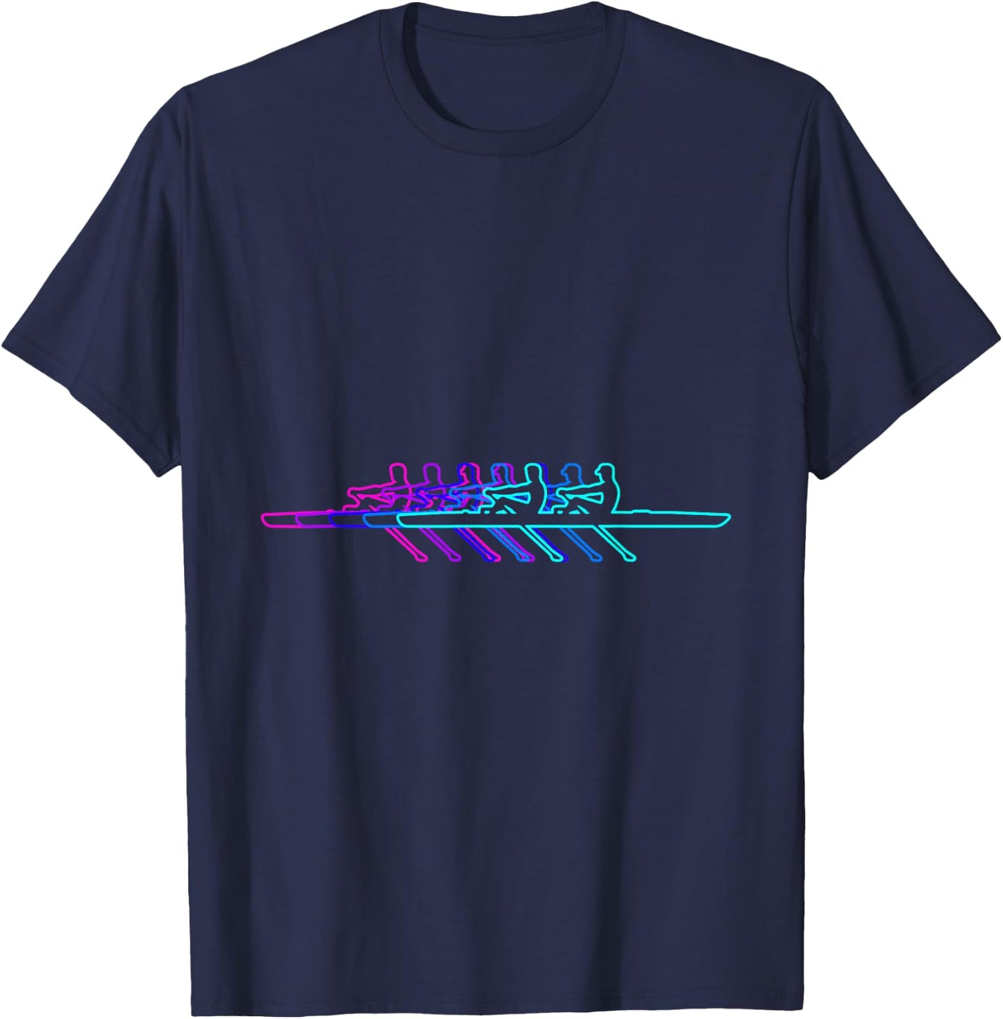 Rowing Rower Gift Clothes For Boys Youth Men Kids Teens T-Shirt - T-Shirt | Navy
