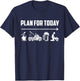 Plan For Today Coffee Tow Trucking Beer Fck Funny Saying T-Shirt - T-Shirt | Navy