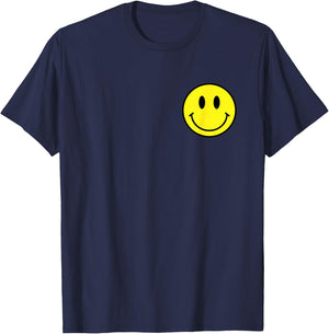 Techno Acid House Music, Have A Nice Trip, Double Side Print T-Shirt - T-Shirt | Navy