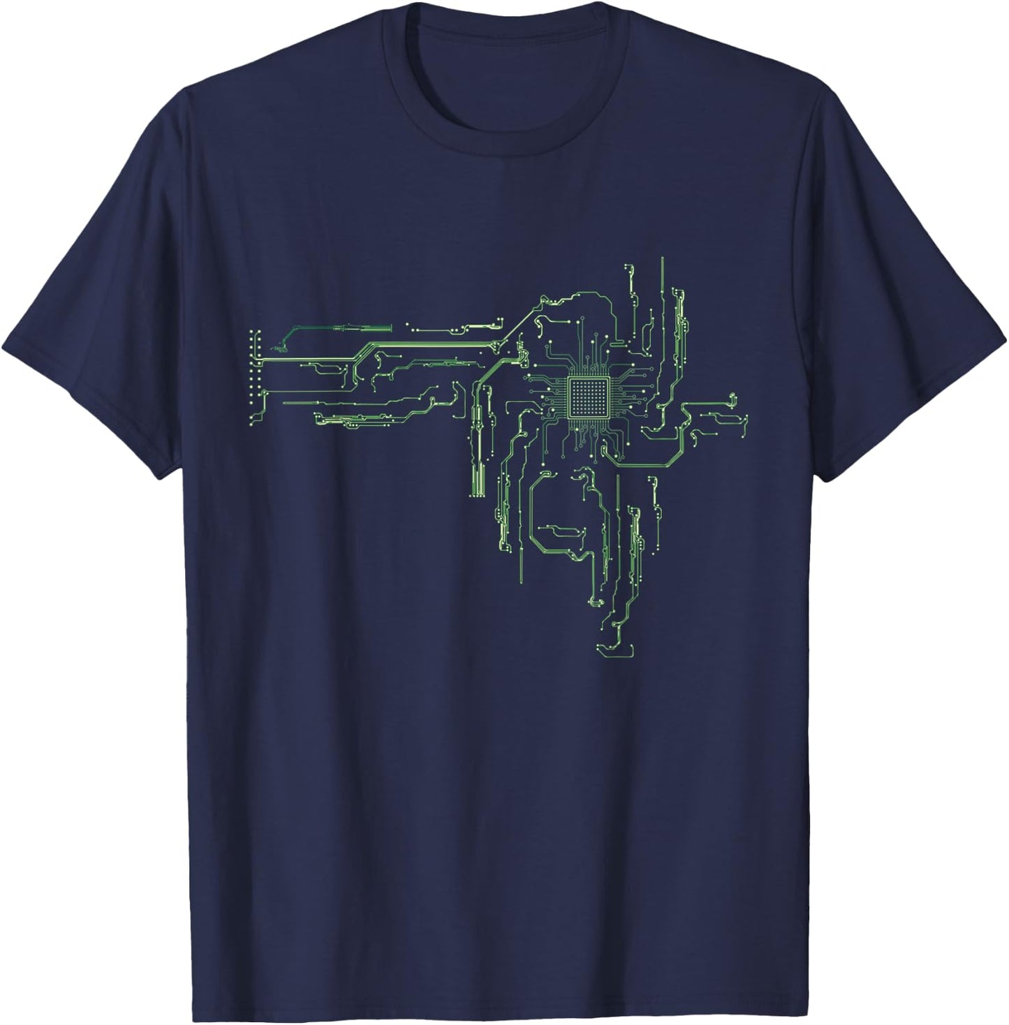 Computer Board Gift - Electrical Engineer Circuit Board T-Shirt - T-Shirt | Navy