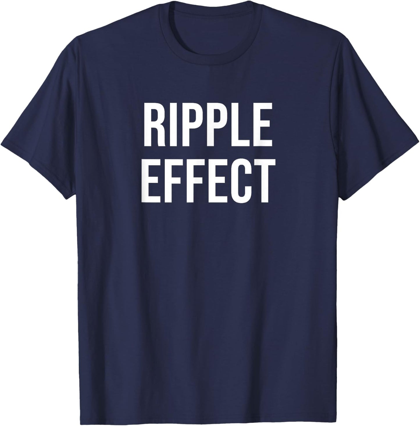 Ripple Effect T-Shirt - T-Shirt | Navy