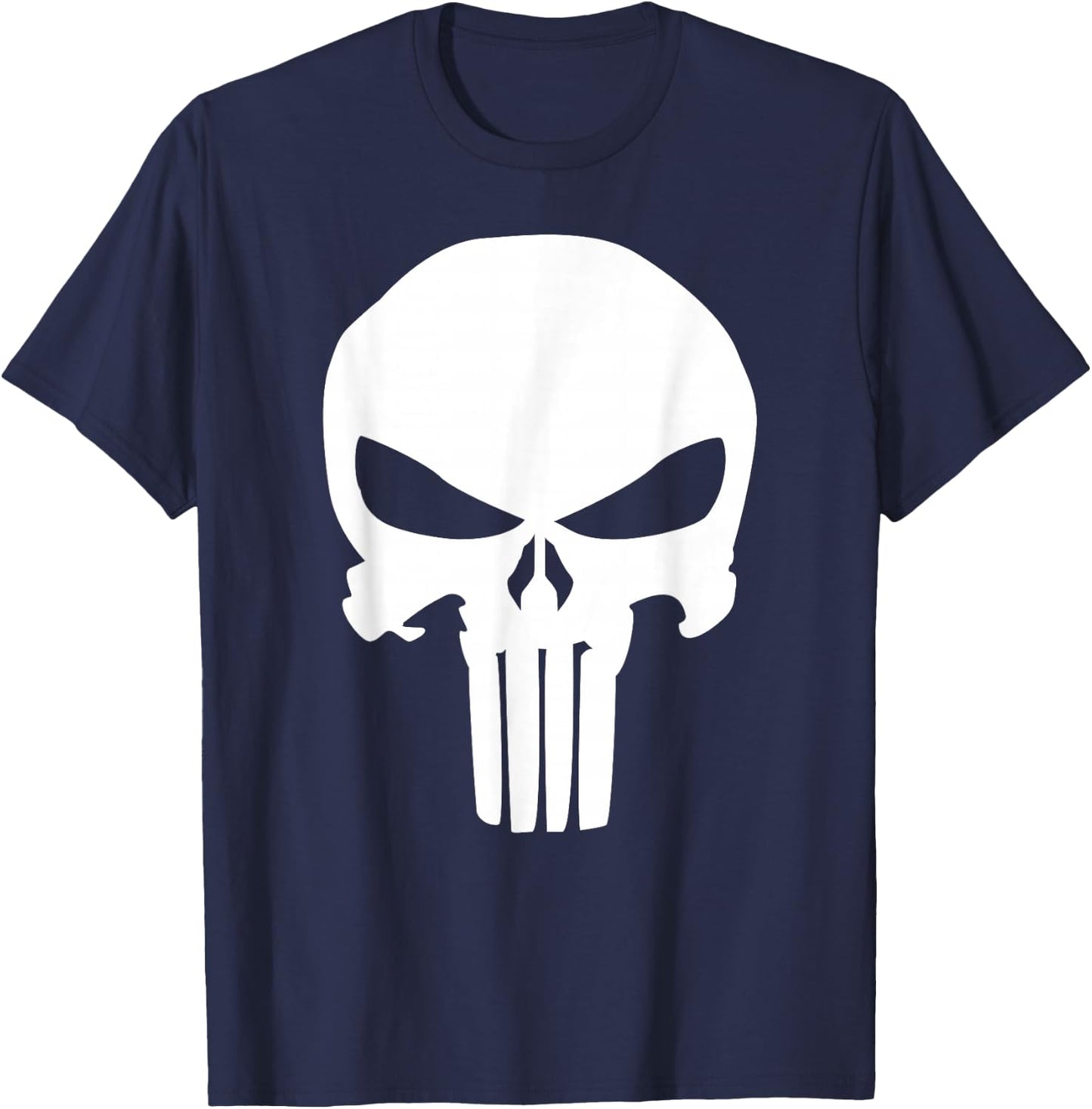 Marvel Comics Punisher Classic Skull Symbol T-Shirt - T-Shirt | Navy