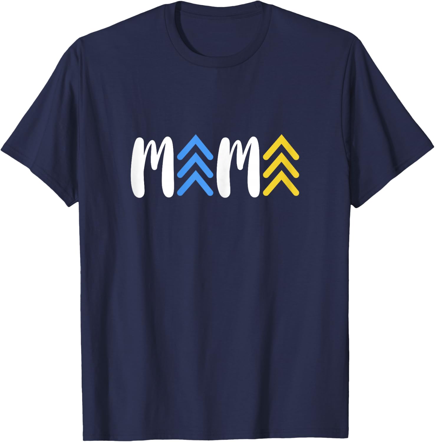 Mama Down Syndrome Awareness For Mom Mother T-Shirt - T-Shirt | Navy