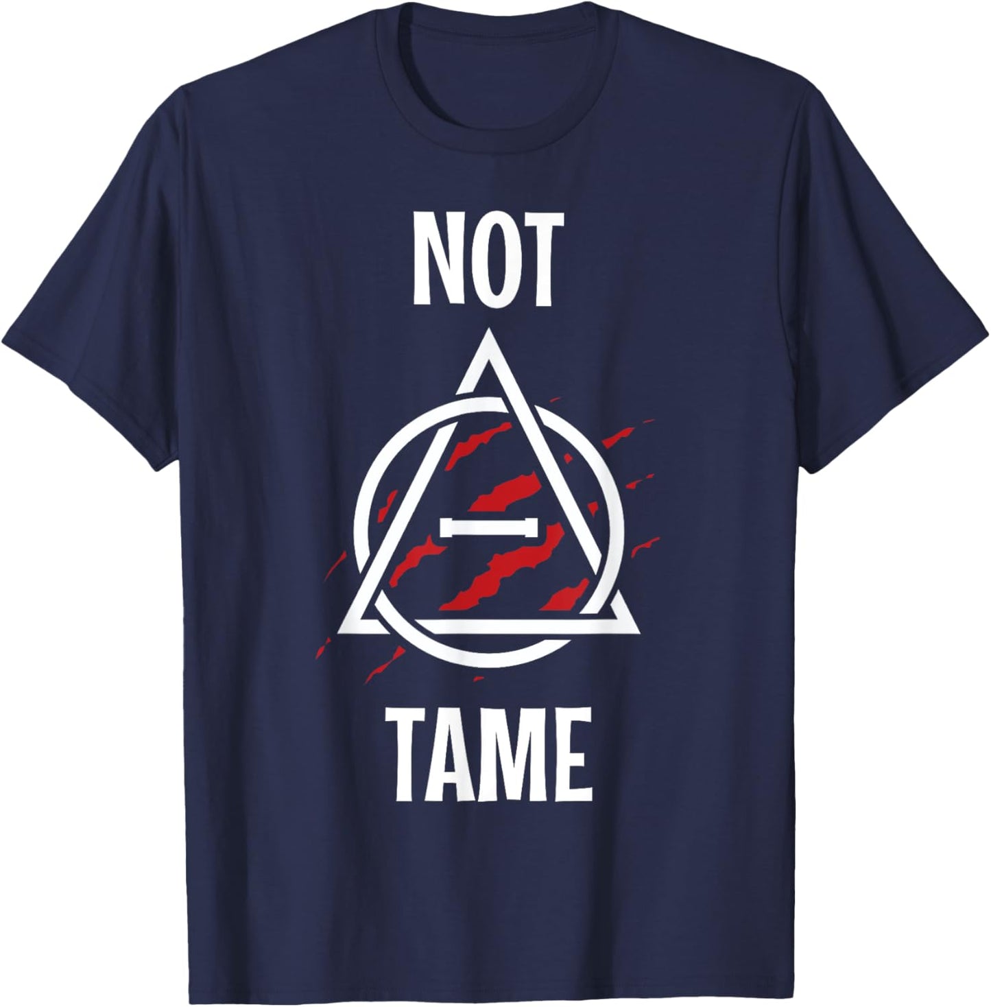 Not Tame Theta Delta Furry Alter Kin Otherkin Therian T-Shirt - T-Shirt | Navy
