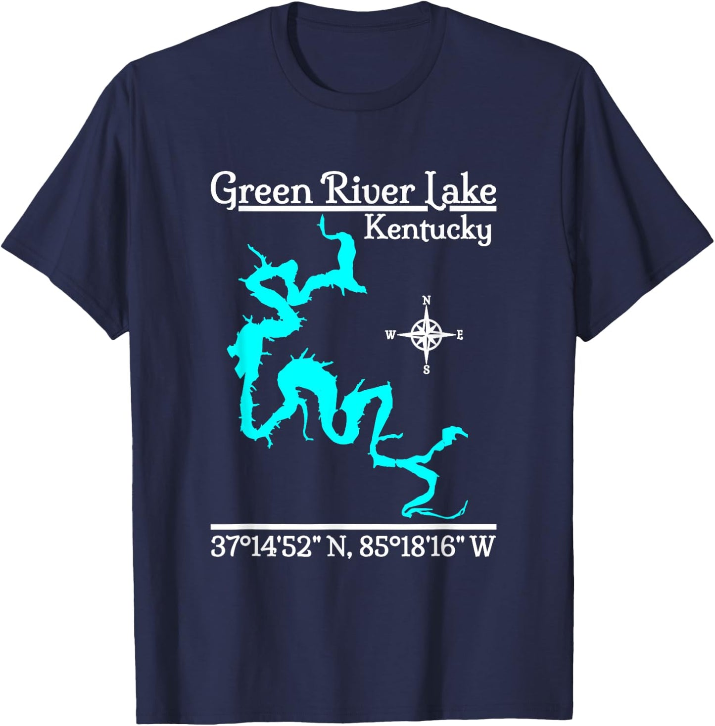 Green River Lake - Kentucky T-Shirt - T-Shirt | Navy