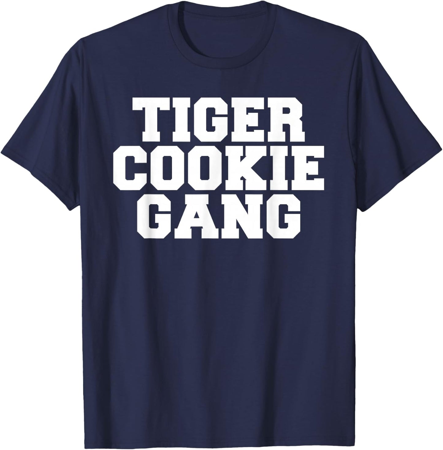 Tiger Cookie Gang Tahlequah Orange T-Shirt - T-Shirt | Navy