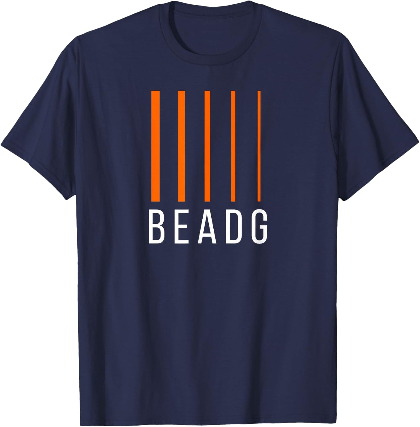 BEADG 5 String Bass Guitar - Bassist Bass Player T-Shirt - T-Shirt | Navy