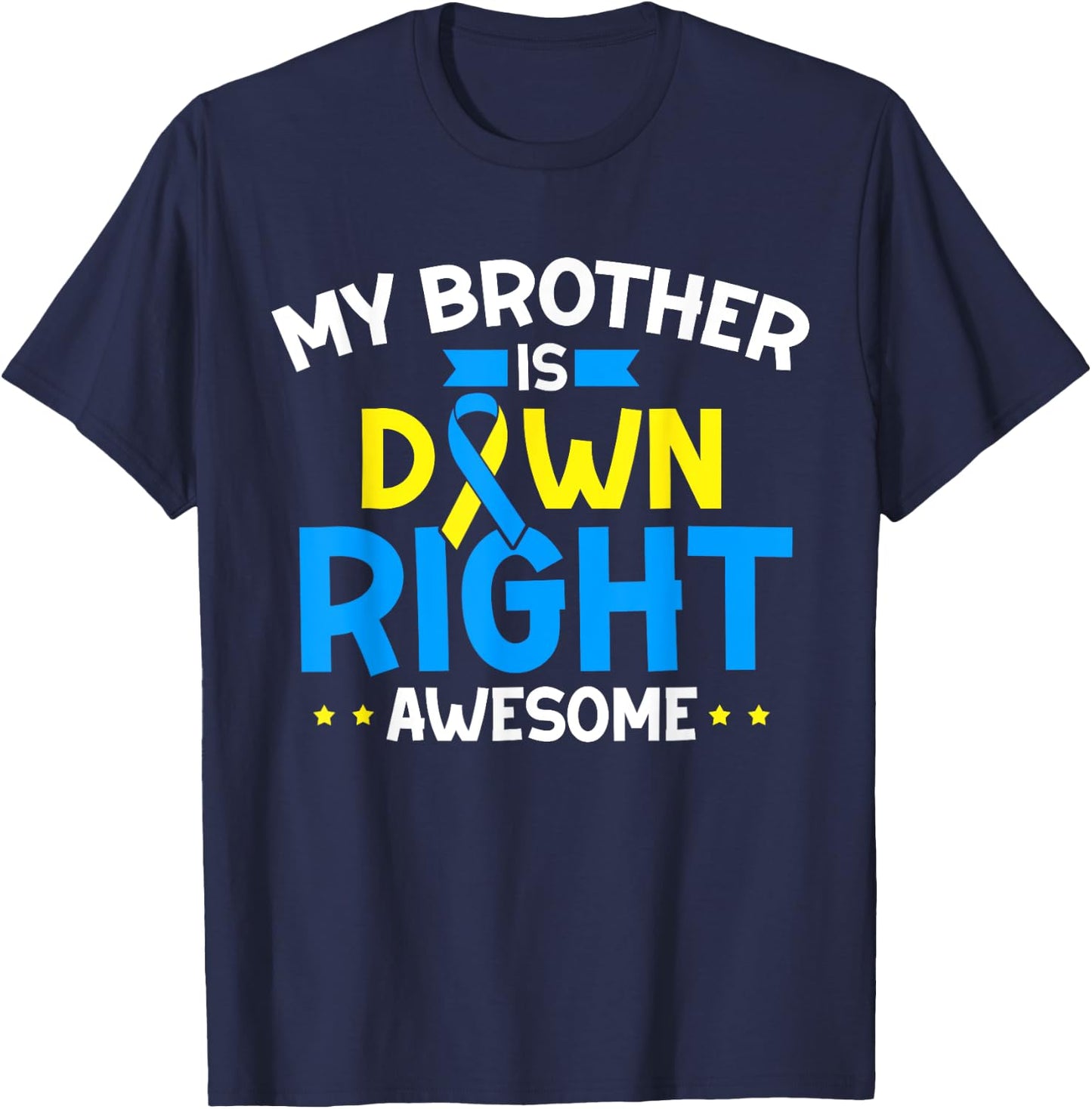 Down Syndrome Awareness Trisomy 21 World Down Syndrome Day T-Shirt - T-Shirt | Navy