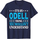 Odell Thing Surname Funny Team Family Last Name Odell T-Shirt - T-Shirt | Navy