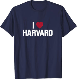Harvard University Crimson | Official NCAA Merch | ILSHRV001 T-Shirt - T-Shirt | Navy