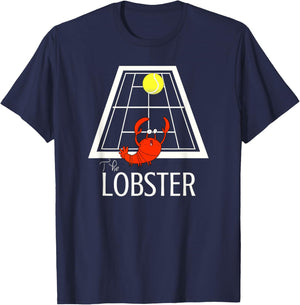 Funny Tennis The Lobster for tennis players and fans T-Shirt - T-Shirt | Navy