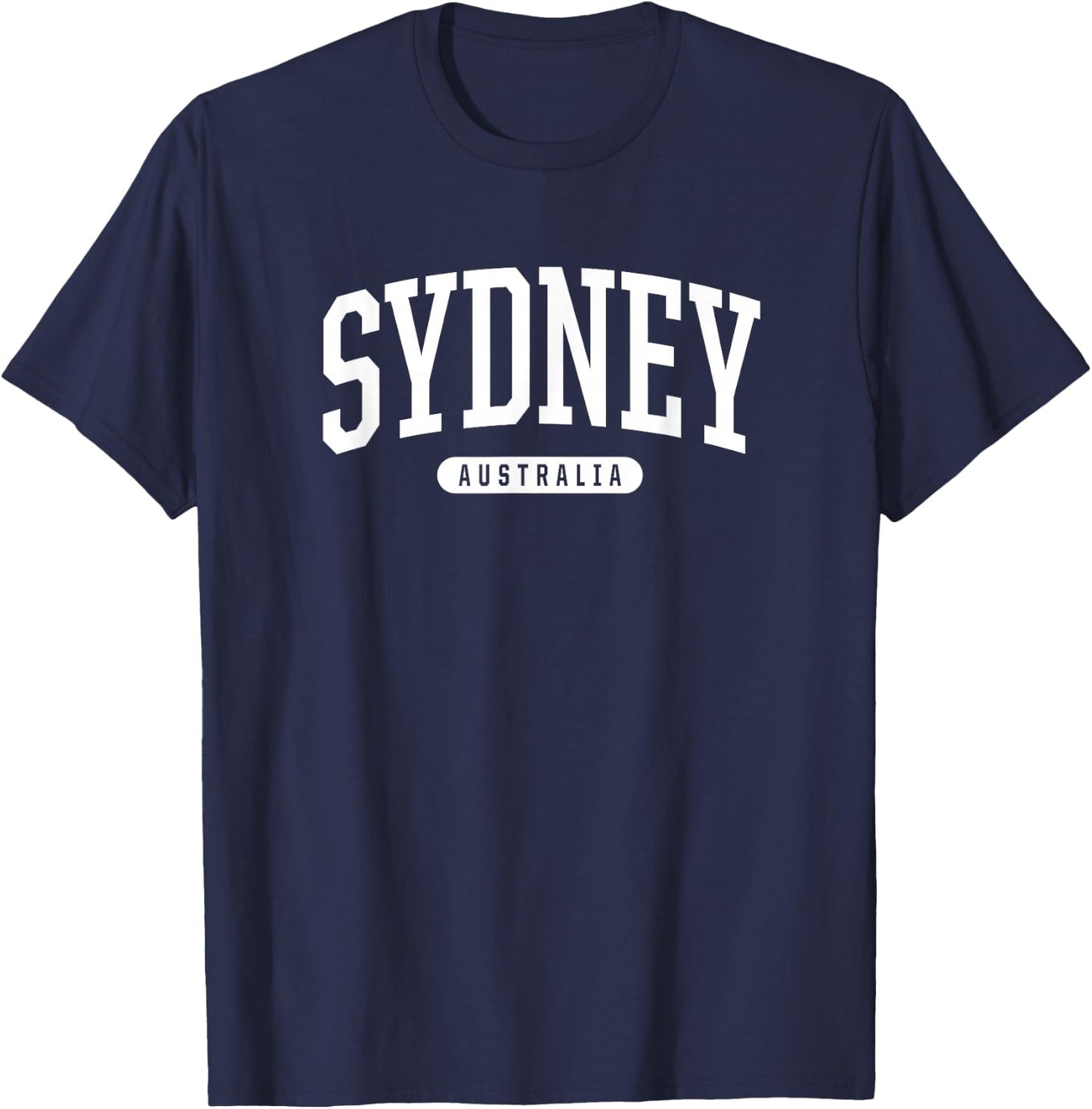 College Style Sydney Australia Souvenir Gift T-Shirt - T-Shirt | Navy